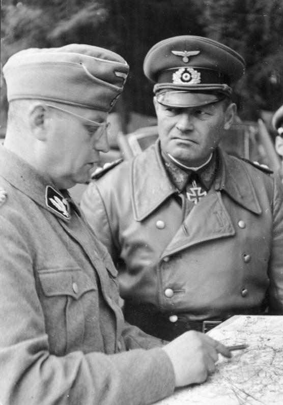 Information added by Wikimedia users. Links SS-Brigadeführer Walter Krüger Anm. Bundesarchiv: Die Identifikation von Walter Krüger können wir nicht bestätigen.