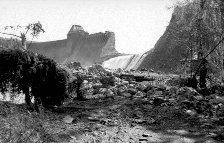 Möhne Dam destroyed