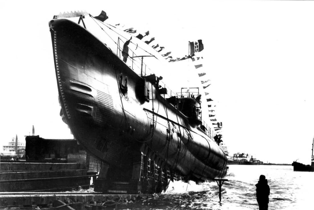 RIN Alagi launch at Monfalcone