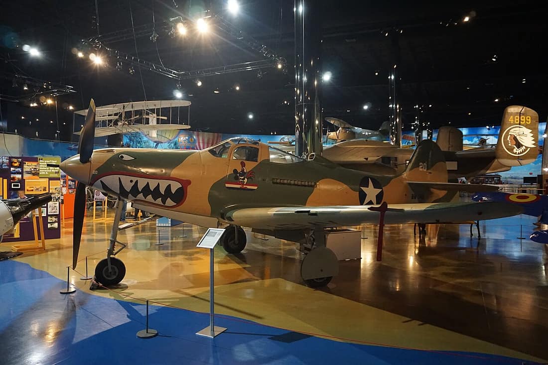 A Bell P-39Q Airacobra on display at the Air Zoo at Kalamazoo/Battle Creek International Airport in Portage, Michigan (United States).