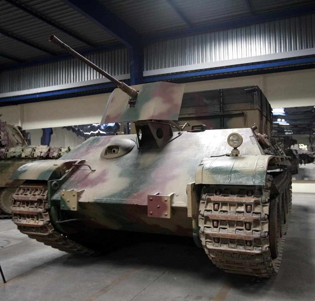 Bergepanther. On display at Saumur Général Estienne museum.