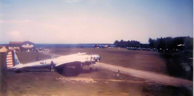 A B-17 at Iba Field, Philippines, October 1941