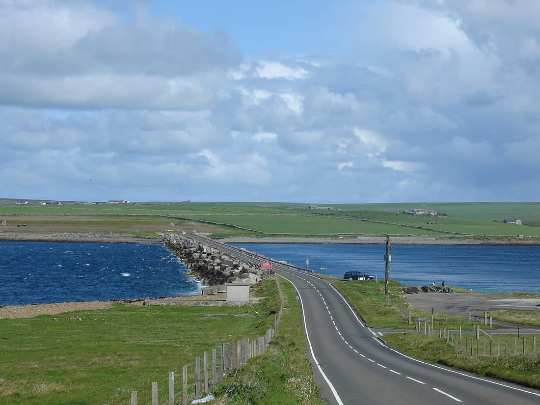 Churchill Barrier 1, Orkney Islands
