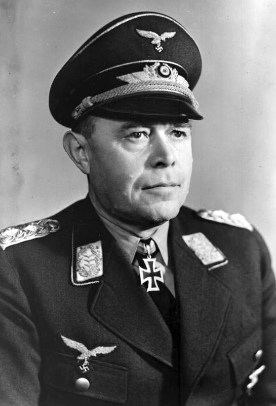 For documentary purposes the German Federal Archive often retained the original image captions, which may be erroneous, biased, obsolete or politically extreme. Albert Kesselring ADN-Zentralbild-Archiv Ehemaliger General