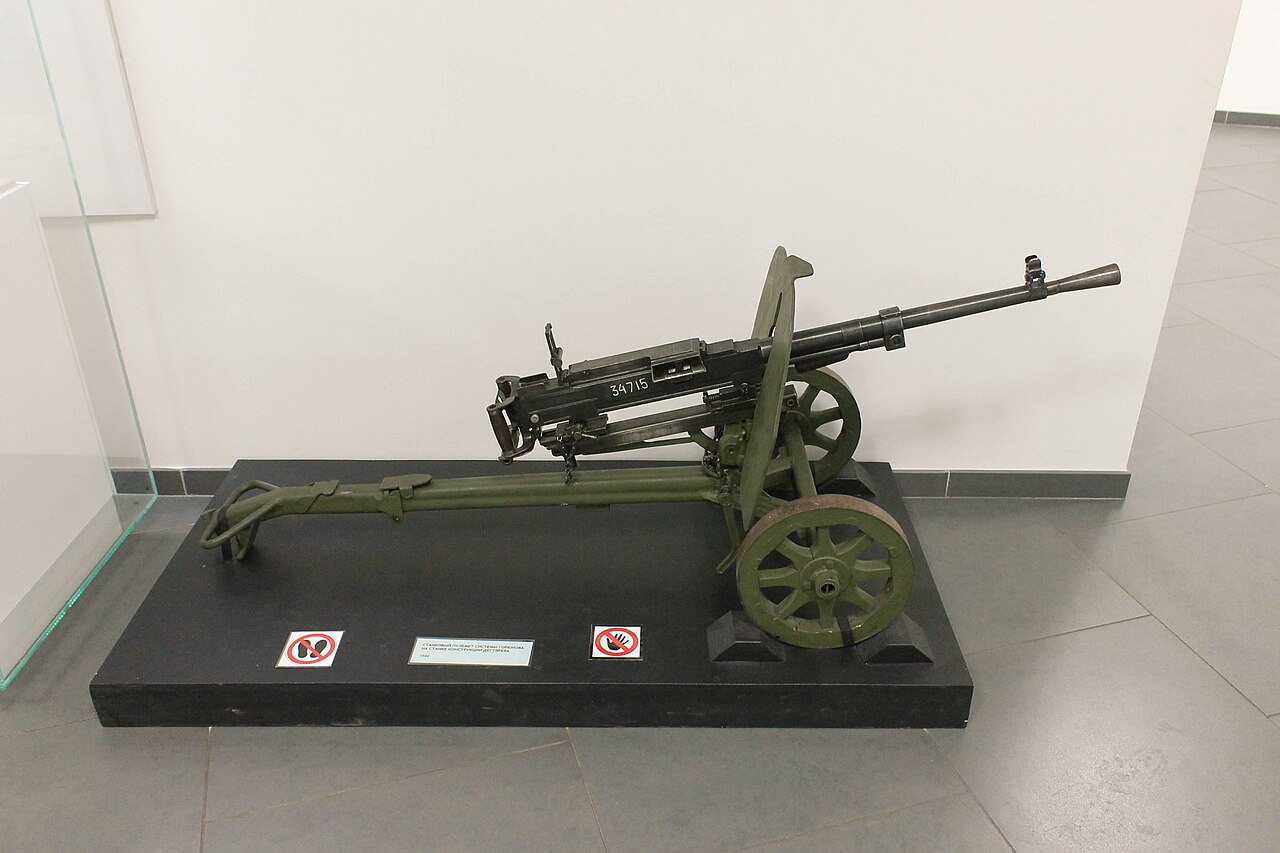 SG-43 in a Central Navy museum in Ladoge Lake, Vsevolozhsky District, Leningrad Oblast, Russia.