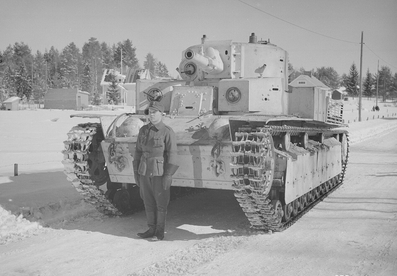 Soviet T-28 tank captured by Finland.