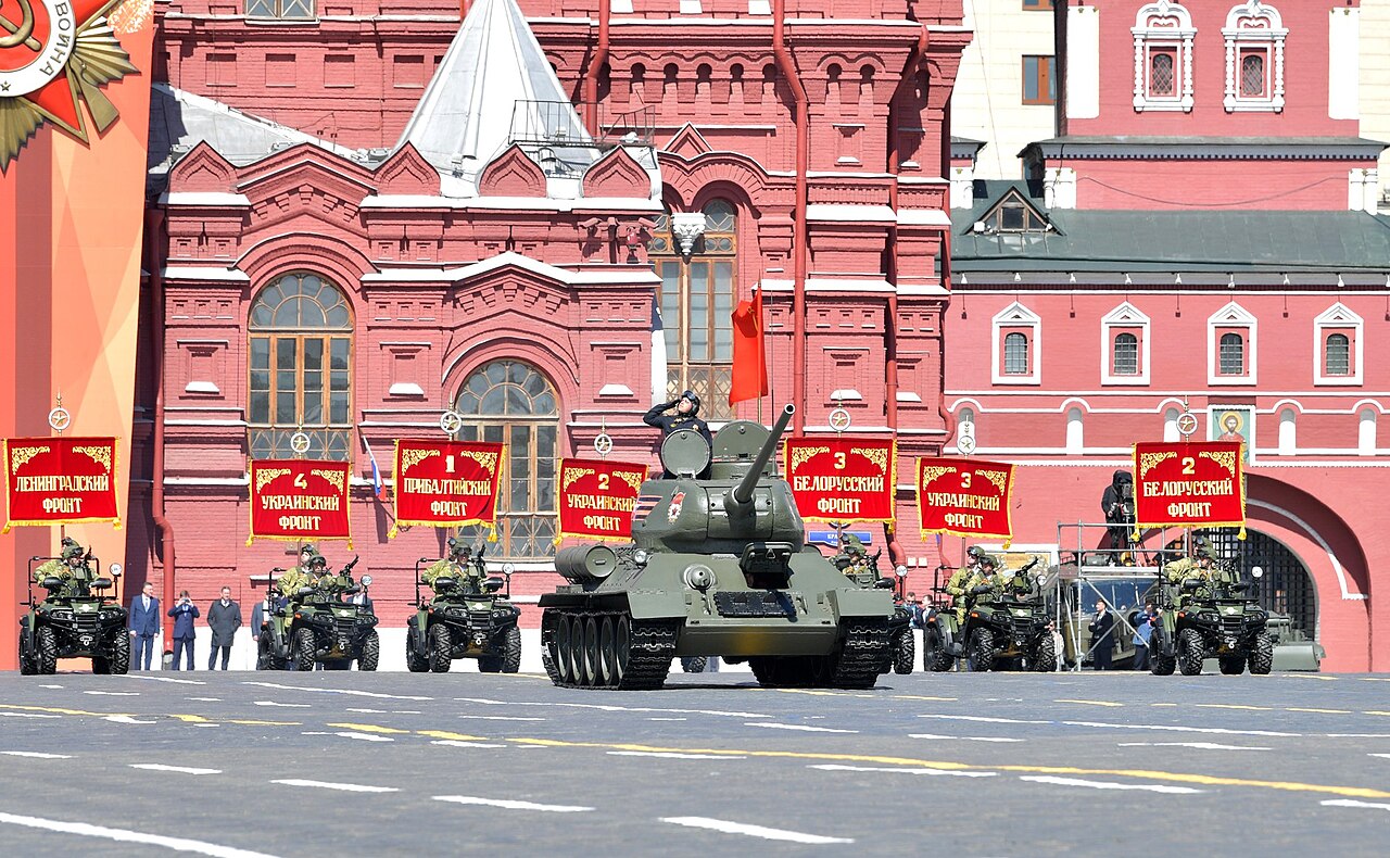 T-34-85 medium tank. 2018 Moscow Victory Day Parade