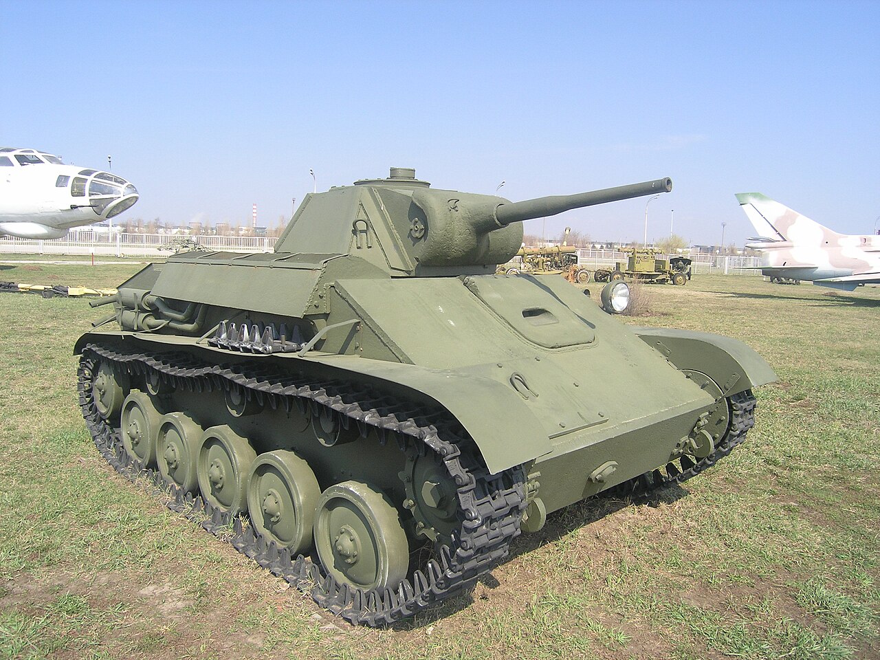 T-70, technical museum, Togliatti, Russia