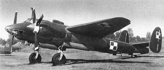 Tupolev Tu-2 with polish markings