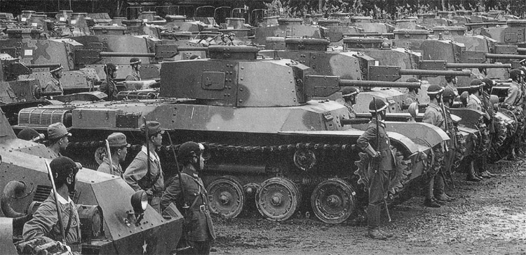 Type 1 medium tank Chi-He of the 1st Company, 5th Regiment, Imperial Japanese Army