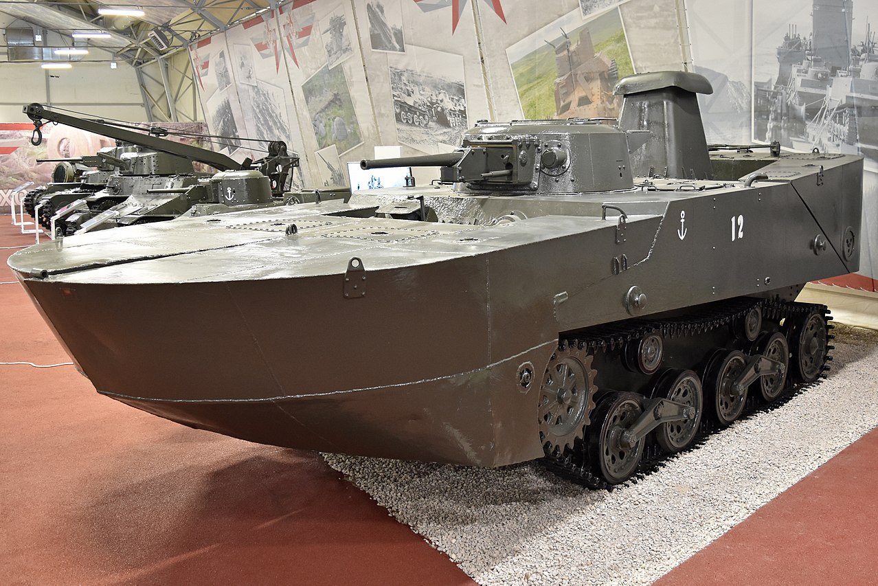 Japanese WW2 era Amphibious Tank Manufacturer:- Hiro Motor Co Built:- 1942 to 1943 Total Production:- 184 Main Armament:- 37mm Type 1 gun The Ka-Mi was Japans most successful amphibious tank, although being hand-built in