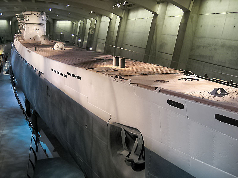 U-505 at the Museum of Science and Industry, Chicago, IL. October 2005.