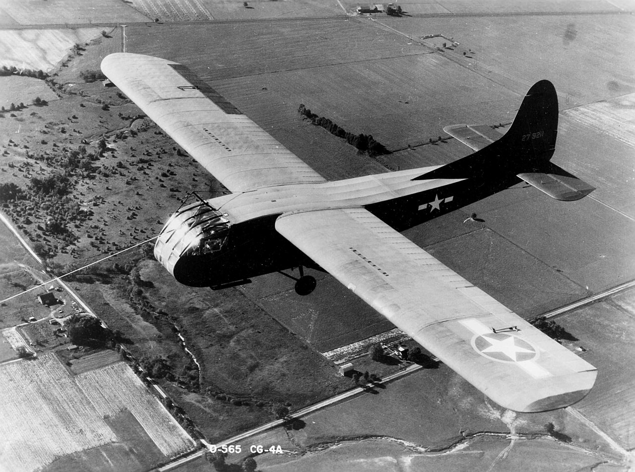 A U.S. Army Air Force Waco CG-4A-WO glider (s/n 42-79211) in 1943.