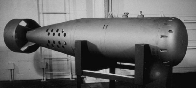 A Mark 101 Lulu nuclear depth bomb.