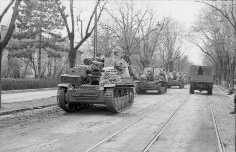Niemieckie haubice samobieżne Sd.Kfz. 124 Wespe