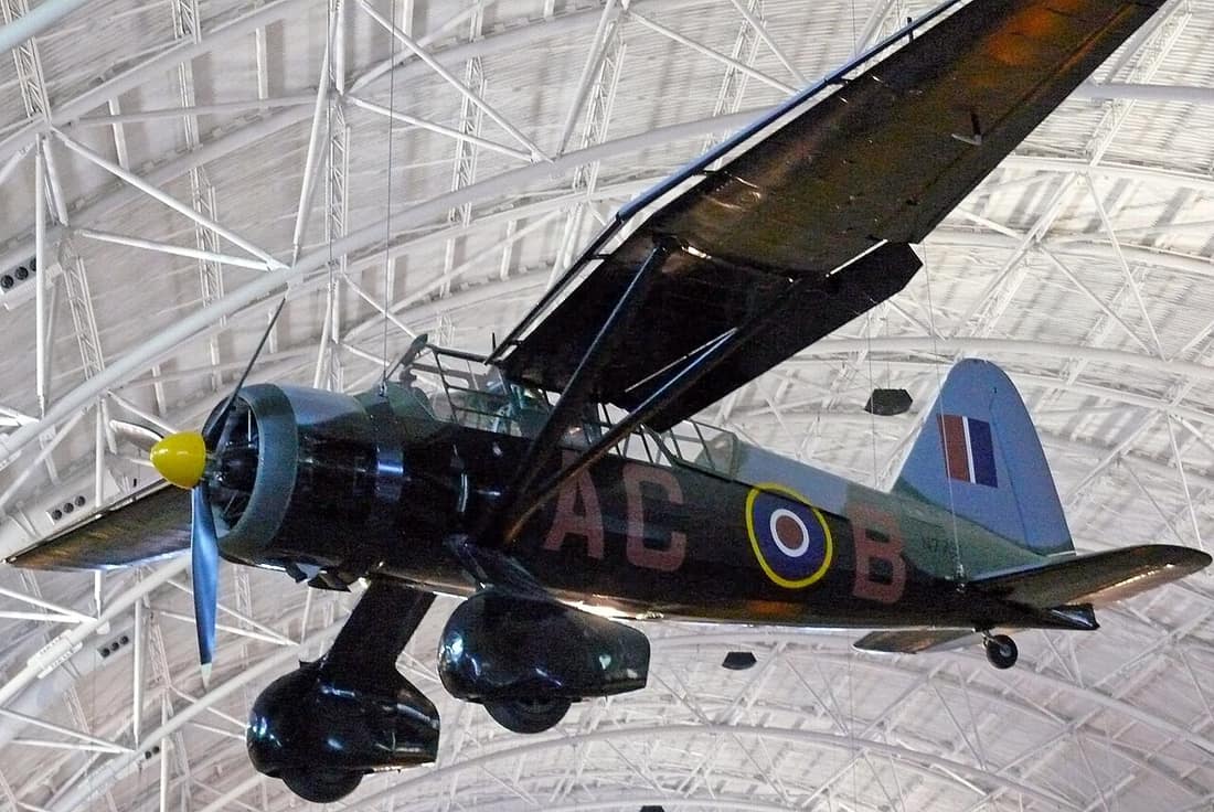 Westland Lysander in the National Air and Space Museum, Steven F. Udvar-Hazy Center, Washington DC. The Lysander was a British army co-operation and liaison aircraft produced by Westland Aircraft. It was used during the 